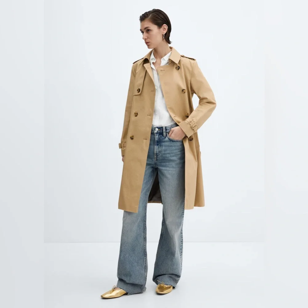 Mango Classic Trench Coat - Picture 2 of 10